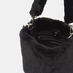 Lea Faux Fur Mini Bucket Bag