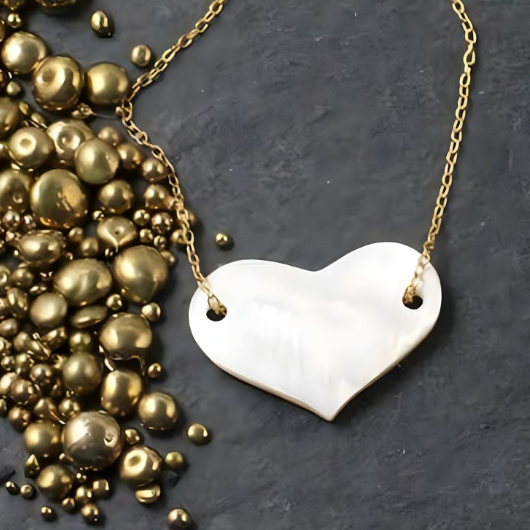 Shell Heart Necklace