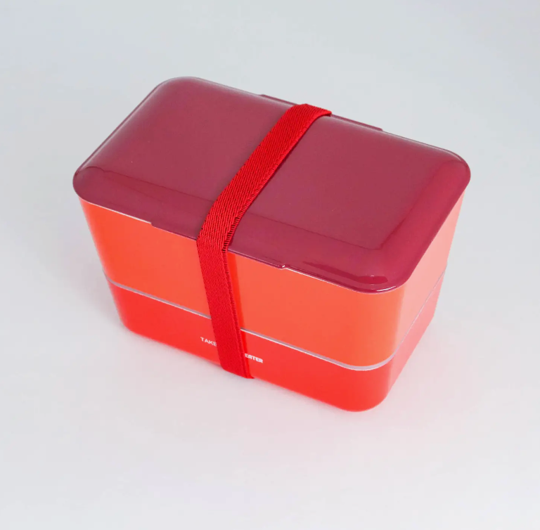 Takenaka Made in Japan Takenaka Bento Box Cocopot Rectangle Red 600ml  T-76408 