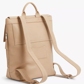 Sia Foldover Backpack, Taupe