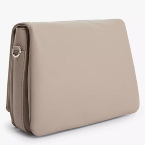 Soft Flap Over Cross Body Bag, Neutral