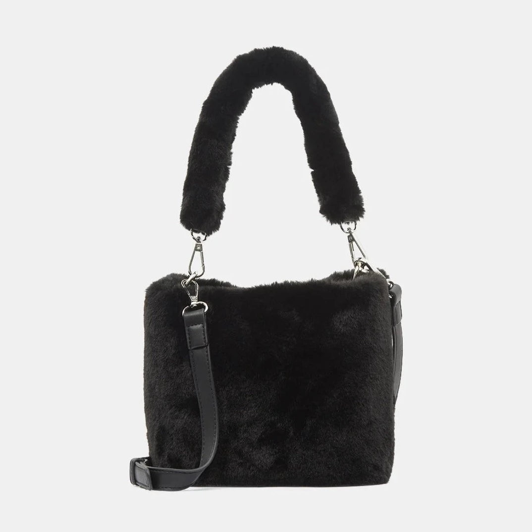 Lea Faux Fur Mini Bucket Bag
