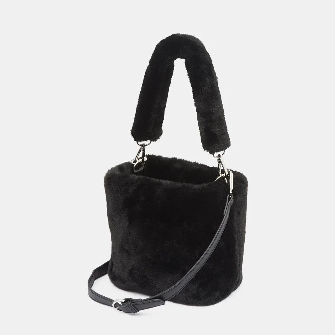 Lea Faux Fur Mini Bucket Bag