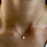 Opal Drop Necklace
