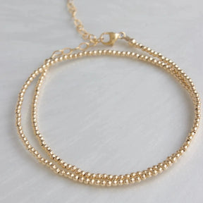 Gold Filled Double Wrap Bracelet