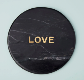 BE HOME Black Marble Cheese Plates